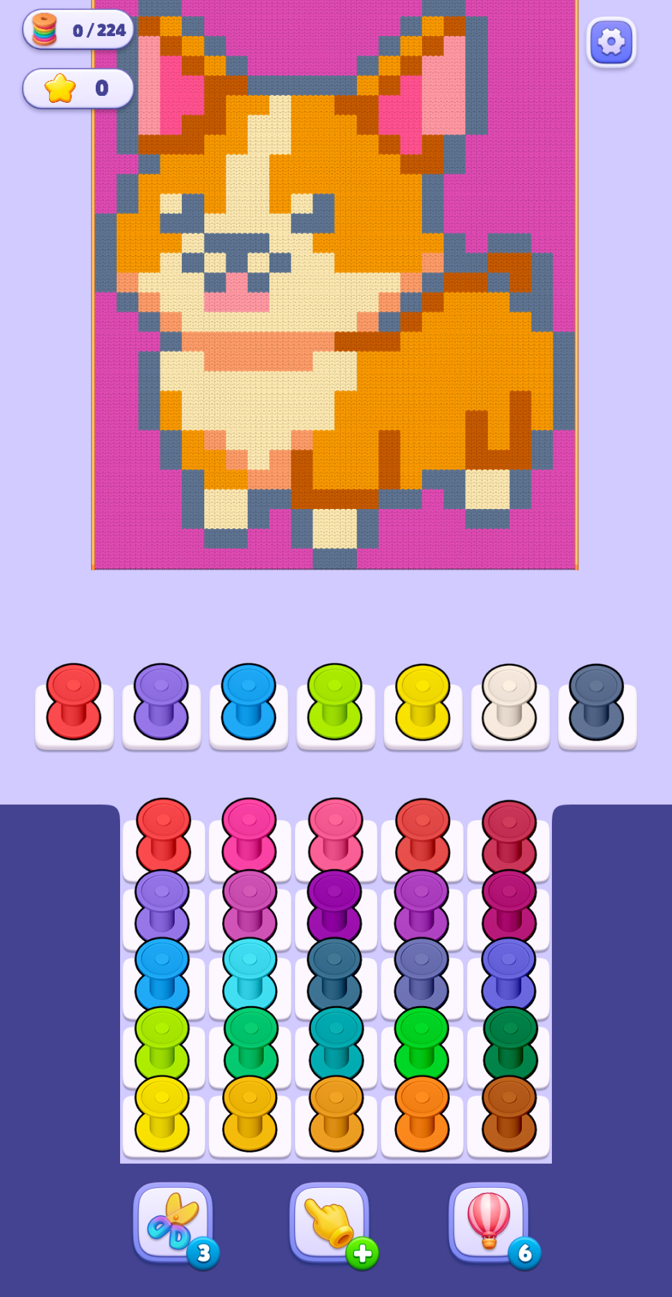 Yarn Match puzzle